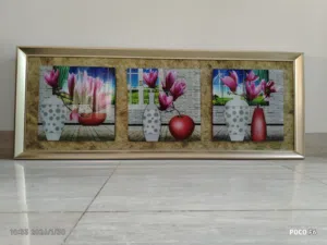 لوحة فخمة من الزجاج بحالة ممتازة مقاس 120*45