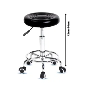 A CIRCLE D01 BARSTOOL CHAIR BLACK MD
