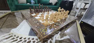 شطرنج فاخرة صناعة يدوية فاخرة ثقيلة و اكبر حجم