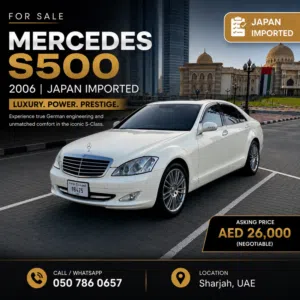 Mercedes S500 2006 – Japan Import – For Sale