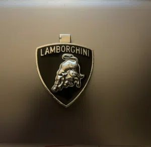 Metal Lamborghini Badge Heavy High Quality