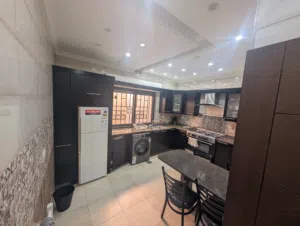 Two-bedroom, fully furnished.