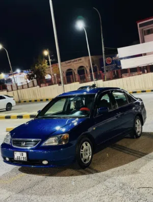 هوندا سيفيك اوتوماتيك موديل 2002 ماتور 1700 فتيك بالزرقاء الجديدة ..Honda Civic 2002