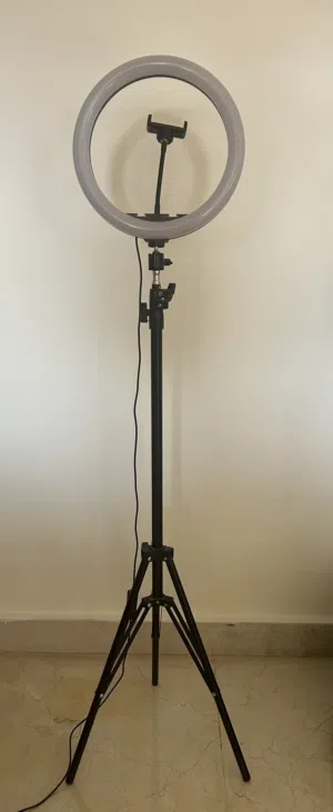 Ring light 3 colors USB Mobile holder