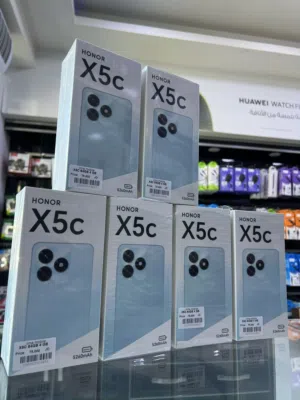 Honor X5c New ( 64 GB / 4 RAM )  هونر X5c الجديد من شركة هونر متوفر الان مع شاحن اصلي كامل من الشركة