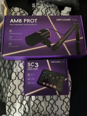 Mic and mixer and keyboards