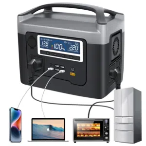 CRONY BS800 Plus Portable Power Station 800W  528Wh  220V AC Output  Solar Charging  Like New