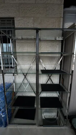 رفوف زجاج 550 شيكل