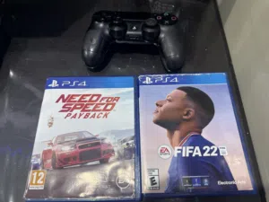 Need for speed playback and FIFA 22 good condition no scratches on the disc