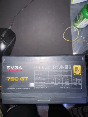 EVGA 750 GT supernova PSU Gold 80+ full modeler