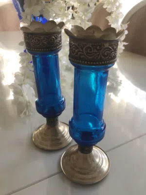 قطعتين شمعدان للبيع