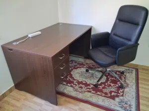 Almost new Desk with drawers and Chair