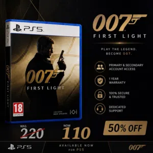007: First Light – PS5 Edition primary and secondary available