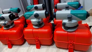 اجهزة مساحية واكسسوارات لايكا توبكون متر ليزر ليفل توتل استيشن مسطرة total, level, gps, pole, staff,