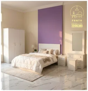 Queen size bedroom furniture set for sale. Free delivery.