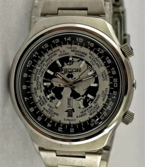 ساعة الRicoh World Time Automatic   فرصه لإقتناء نوادر النوادر ..مخزنه لم تستخدم