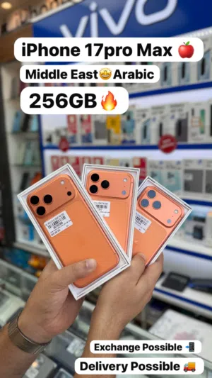 For Gamers Photographers Apple Latest 17pro max Arabic 256GB 100% Apple Waranty