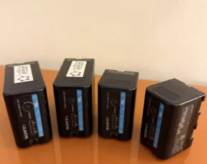 Sony camera batteries (2 x BP-U60 and 2 x BP-U30