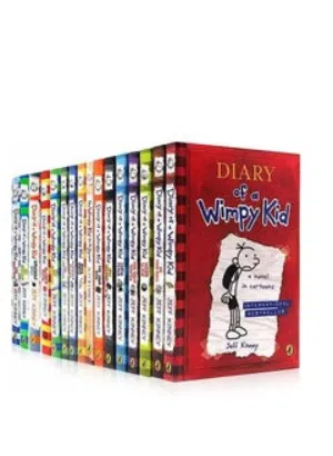 " Diary of a wimpy kid  انجليزي  بريال واحد فقط للكتاب"