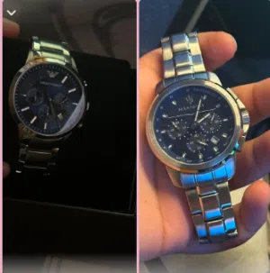 ساعتين اصليين ARMANI و MASERATI