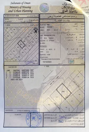 ارض سكنيه للبيع في الغافات