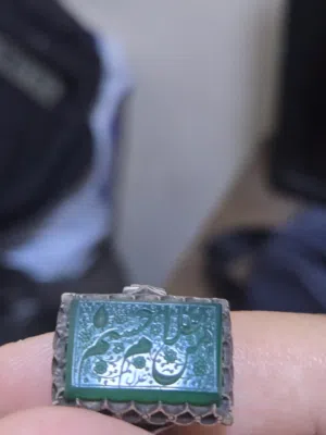 خاتم عقيق اخضر