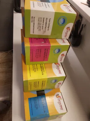 4 عبوات حبر طابعة hp بسعر البلاش..لست محل
