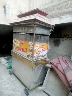 عربة كبدة استانليس وحديد للبيع