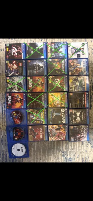 العاب بليستيشن مستعمله نظيفه شغاله ميه بالميه بدون اي ملاحظات