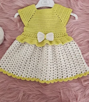 crochet baby dress