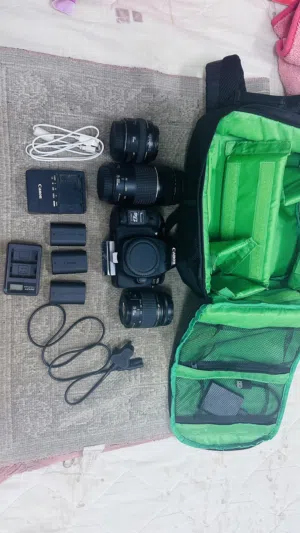 كاميرا كانون 80 دي بحالة الوكالة Canon EOS 80D