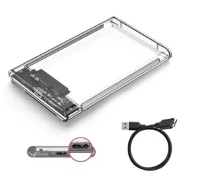 Hard Drive Enclosure Case For SATA HDD SSD