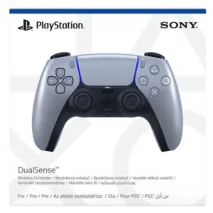 وحدة تحكم لاسلكية  DualSense بلايستيشن فضية إسترلينية PS5 / Slim