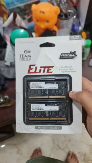 TeamGroup Elite 32GB (2x16GB) DDR4 Laptop RAM 2666MHz  رام لابتوب 32gb DDR4 شركة Teamgroup elite