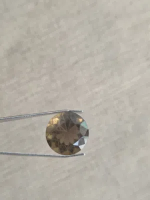 Natural Smoky Quartz 9.23Ct – Elegant Round Cut Gemstone