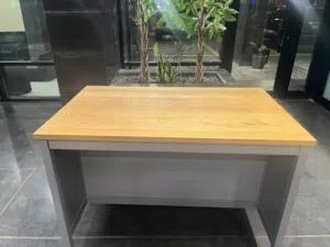 Wooden Kitchen Island / Storage Table – Good Condition