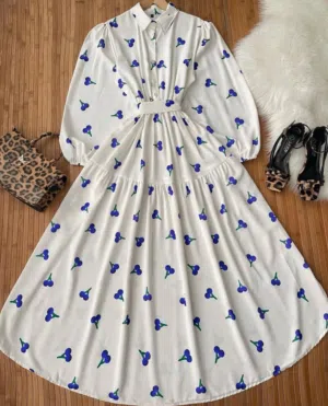 فستان الكرز صيفي