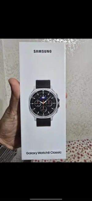 سامسونج وتش 8 كلاسيك  بخط شبه جديدة samsung watch 8 classic lte