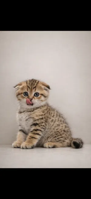 Kittens Scottish Straight & Scottish Fold Two Months  قطط -سكوتش فولد - سكوتش ستريت