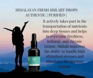 Himalayan fresh shilajit 30 Ml Drops organic purified