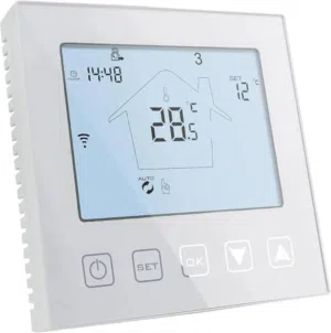 الثرموستات الذكي (متحكم الحرارة): KETOTEK Smart Thermostat WiFi KTF0155C Dry Contact