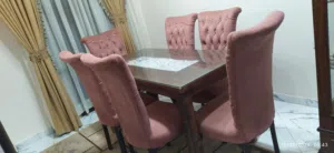 غرفة سفره (ترابيزة مودرن +6 كراسي )