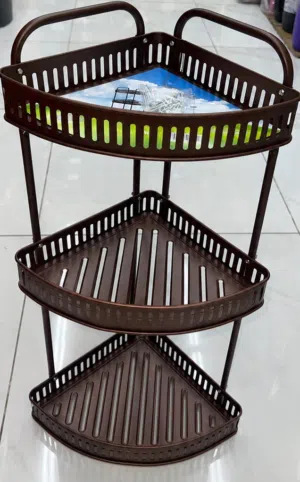 stainless steel corner storage rack