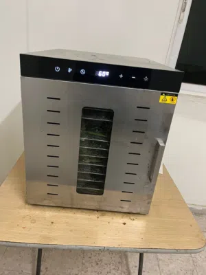 ماكنه تجفيف خضار و فواكه ع الحرارة + قطاعه 12 رف