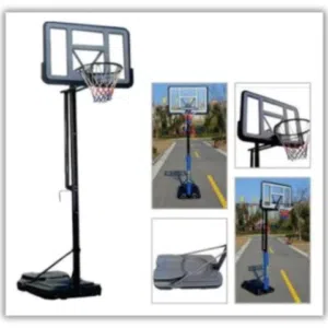 S021 ستاند كرة سلة ديلوكس بورد بارز ( 110*75*305سم) متغير الأطوال بسهولة مع رنج .