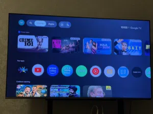 For sale skyworth 65 inch google tv 10 month used  للبيع تلفزيون سكاي ورث 65 بوصه مستخدم قليل جداً
