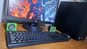كمبيوتر اتش بي كامل سريع للالعاب والدراسة pc hp i5 ssd gta v grand pubg free fire