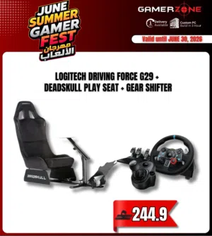 Playseat with Logitech Steering wheel full bundle in Deal.