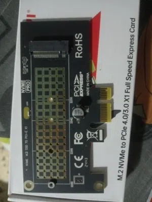 كرت ادابتر ل M.2 NVMe SSD