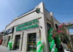 Corner front shop excellent location at AlMaydan Plaza for rent